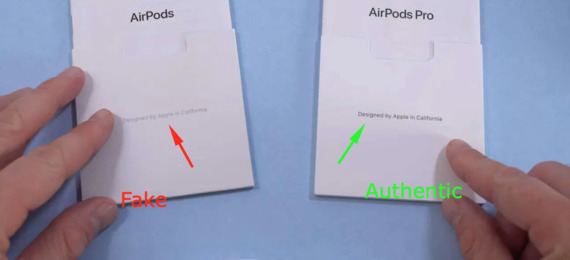 Как отличить подделку Apple AirPods Pro