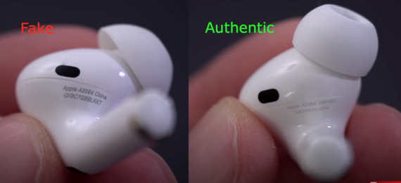 Как отличить подделку Apple AirPods Pro