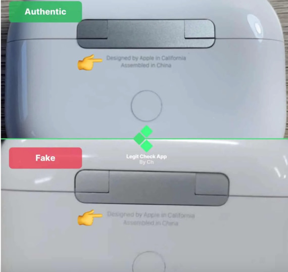 Как отличить подделку Apple AirPods Pro