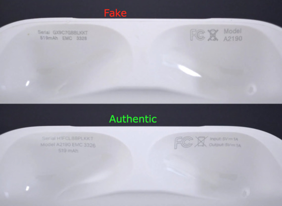 Как отличить подделку Apple AirPods Pro