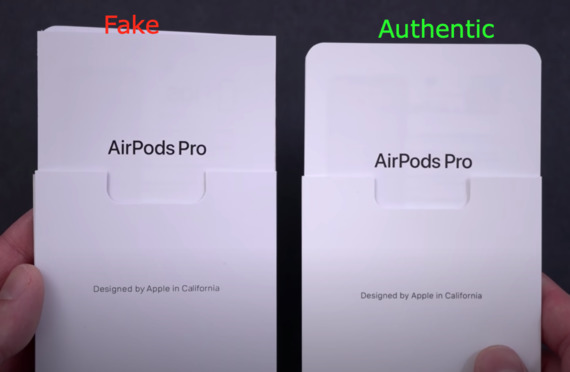 Как отличить подделку Apple AirPods Pro