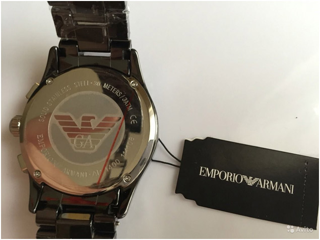 Как отличить настоящие наручные часы Emporio Armani